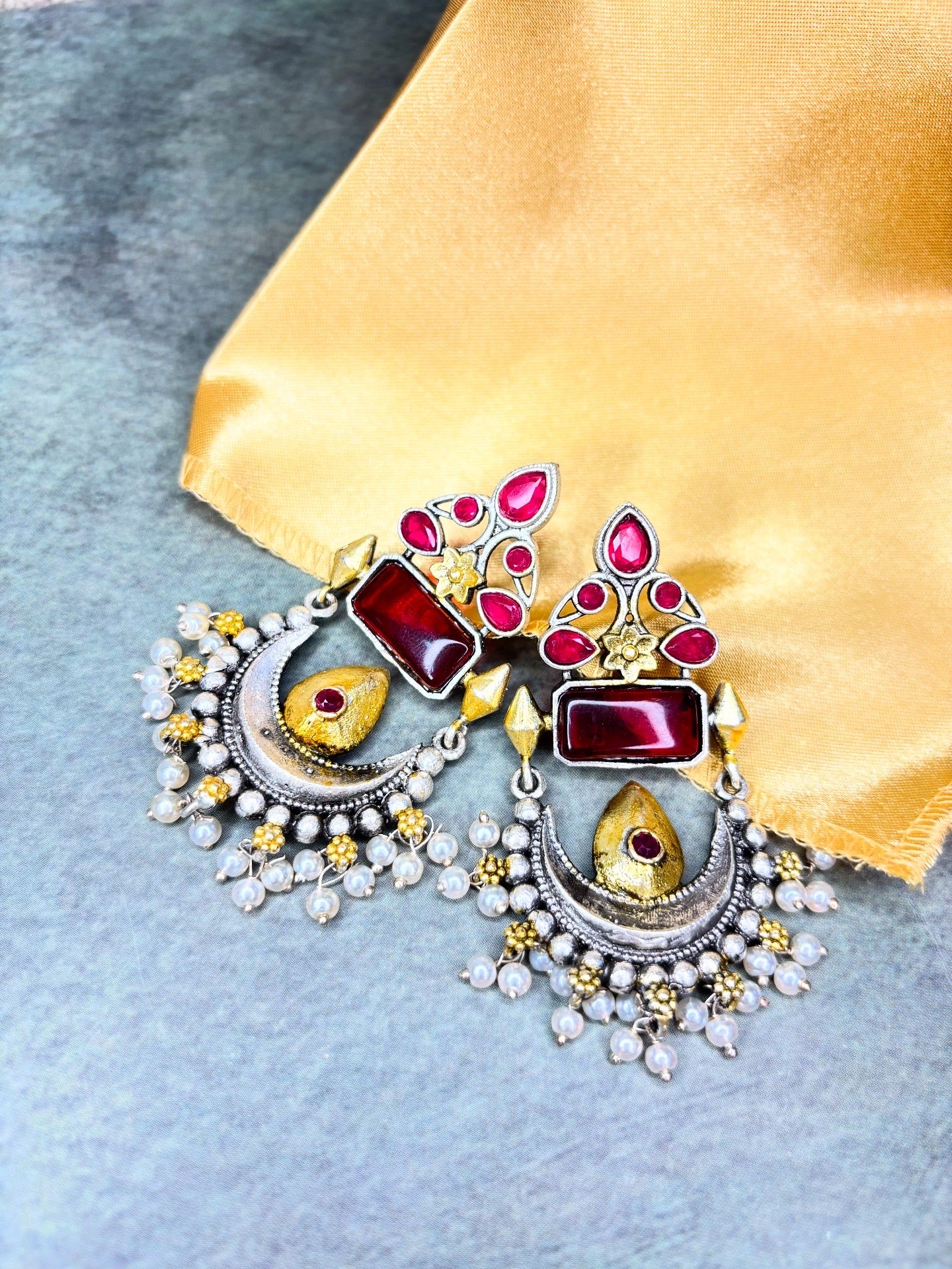 Pink Chand Baaliyan – Ethnic Elegance Redefined