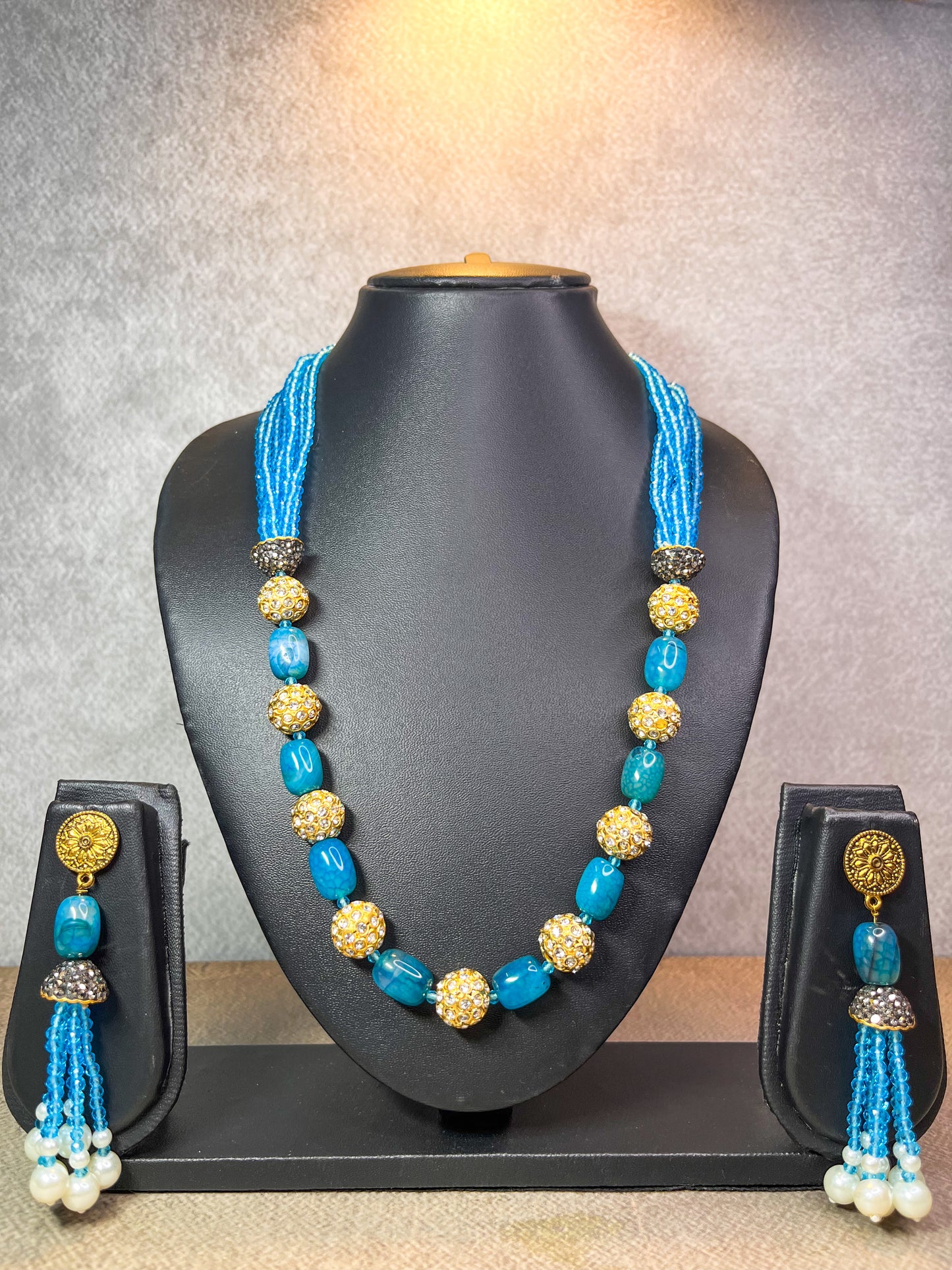 Jaipuri necklace set - Traditional Rajasthani jewellery for women