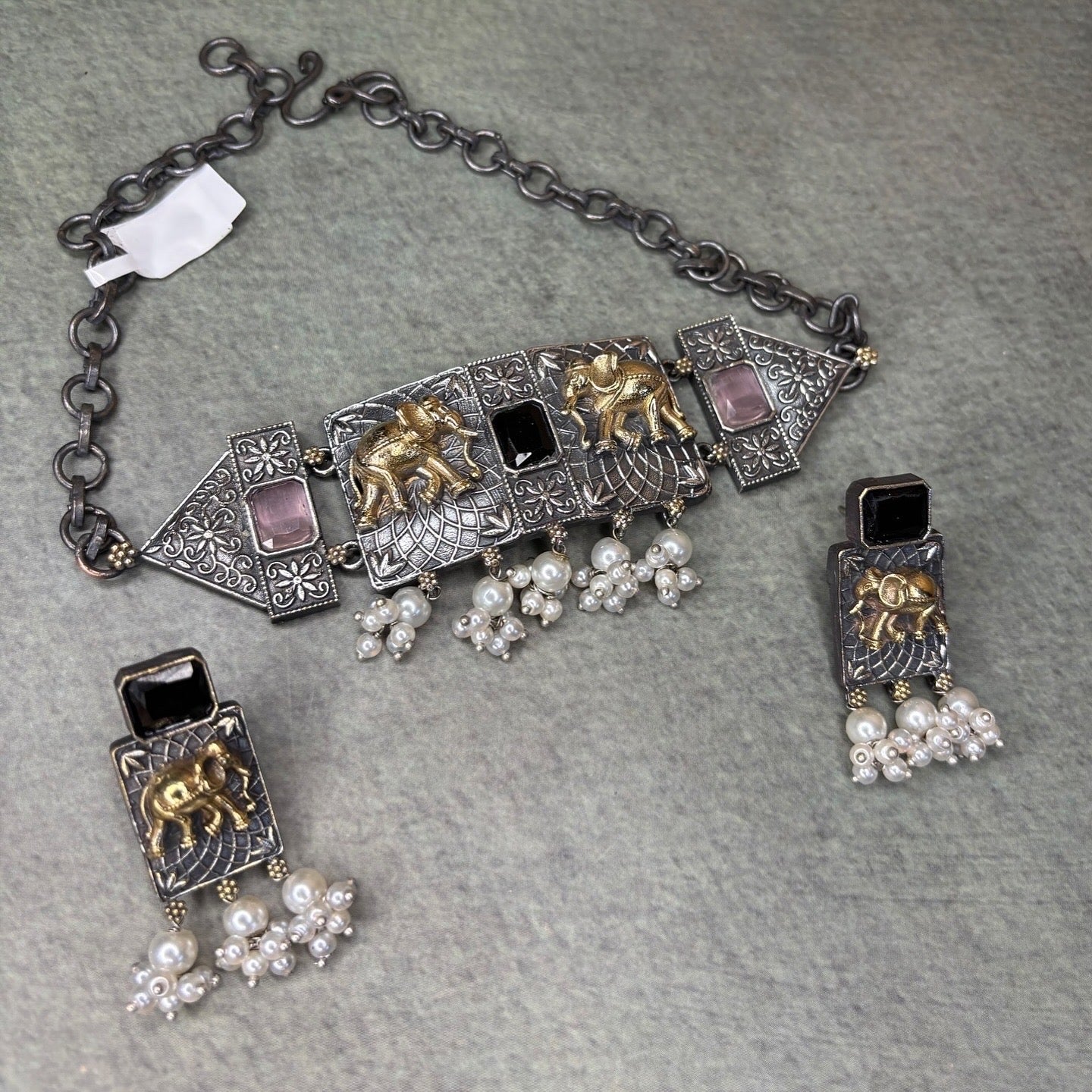 Silver Replica Choker - Regal Heritage, Modern Elegance