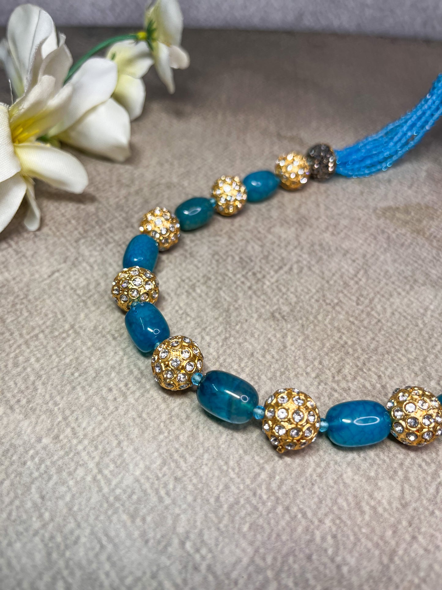 Jaipuri necklace set - Traditional Rajasthani jewellery for women