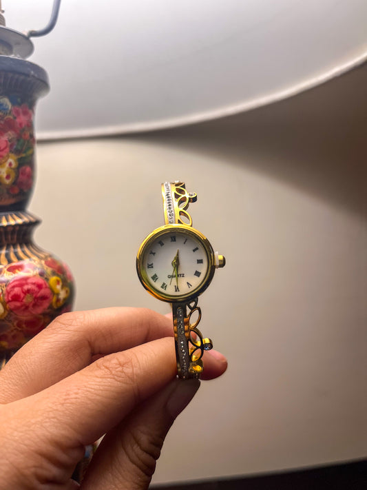 Anti Tarnish Gold Watch Bracelet