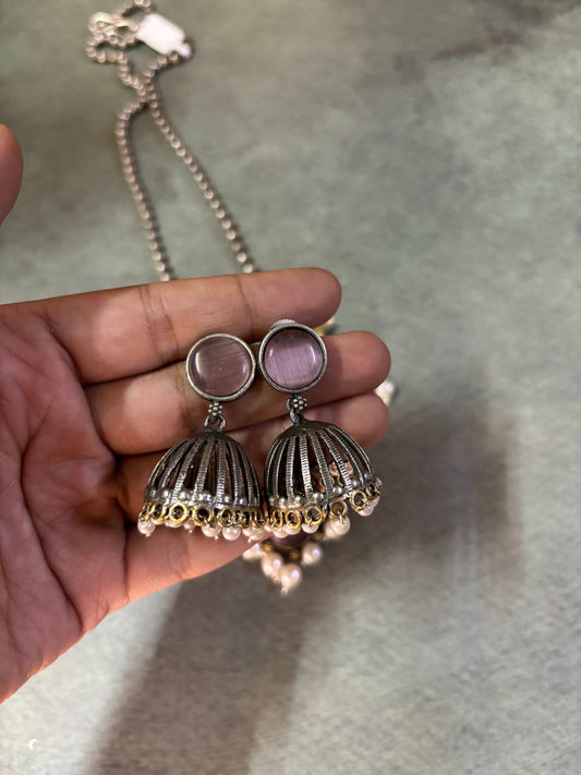 Meera Heritage Brass Silver Replica Pendant